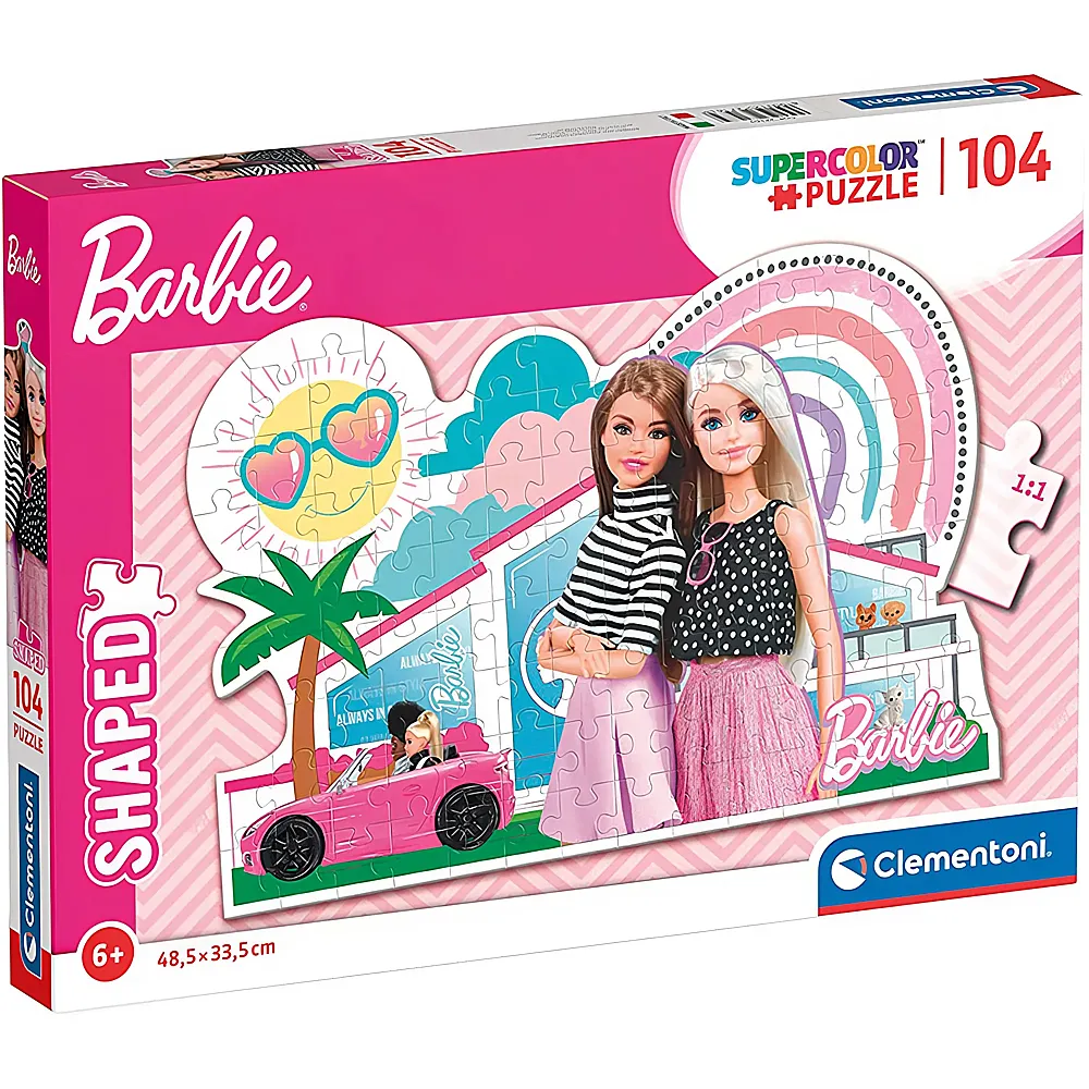 Clementoni Puzzle Supercolor Barbie Sky 104Teile