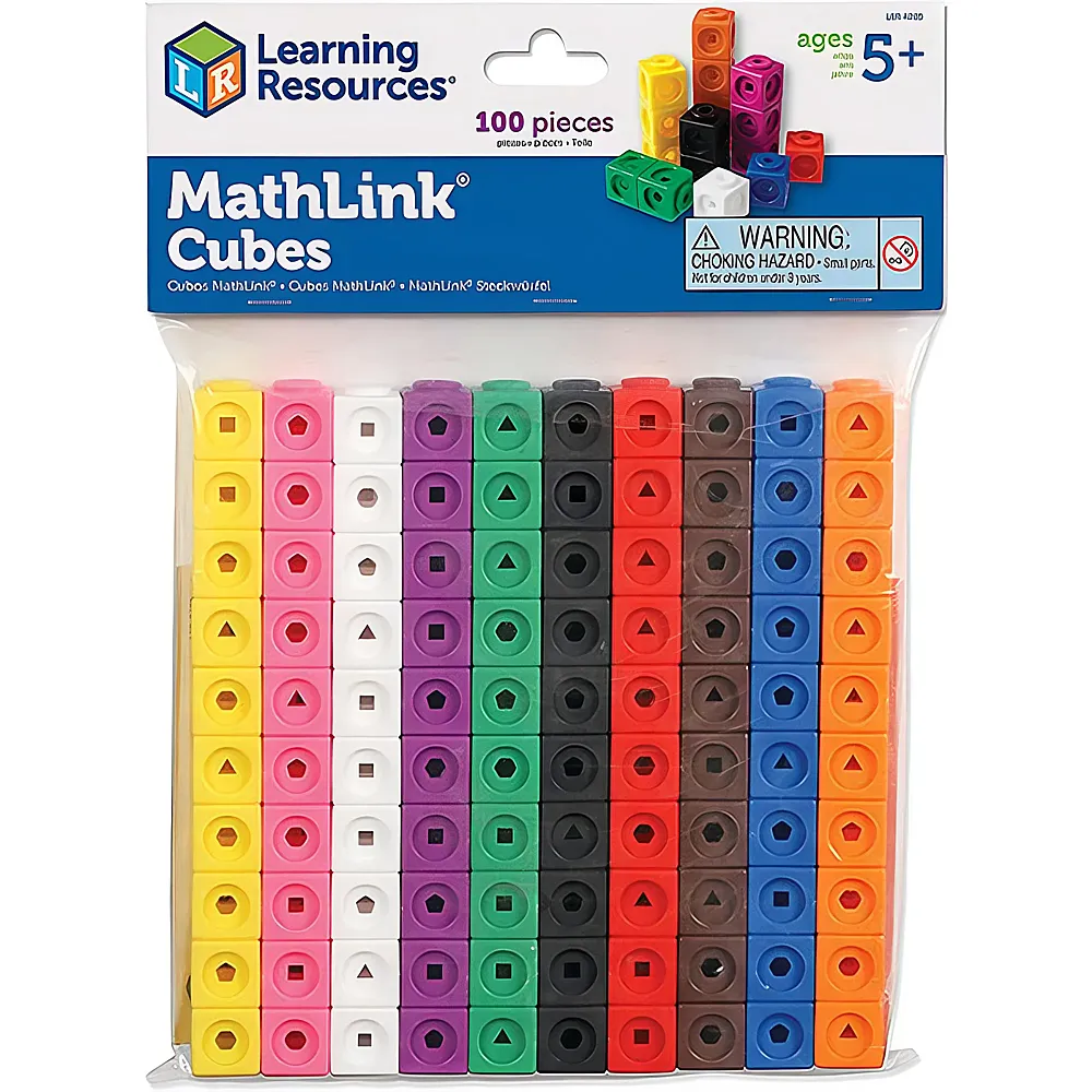 Learning Resources Numberblocks Mathlink-Steckwrfel 100Teile