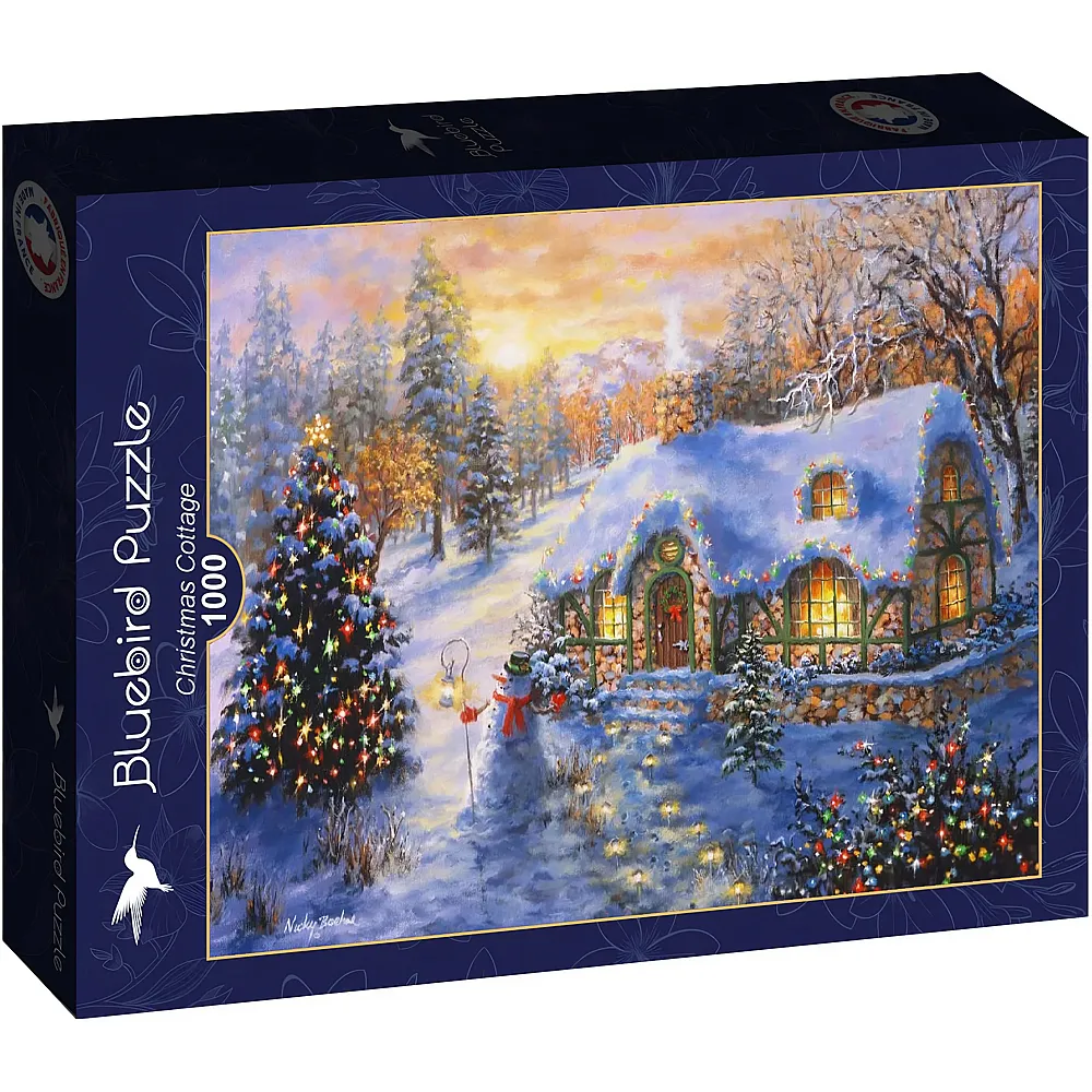 Bluebird Puzzle Christmas Cottage 1000Teile