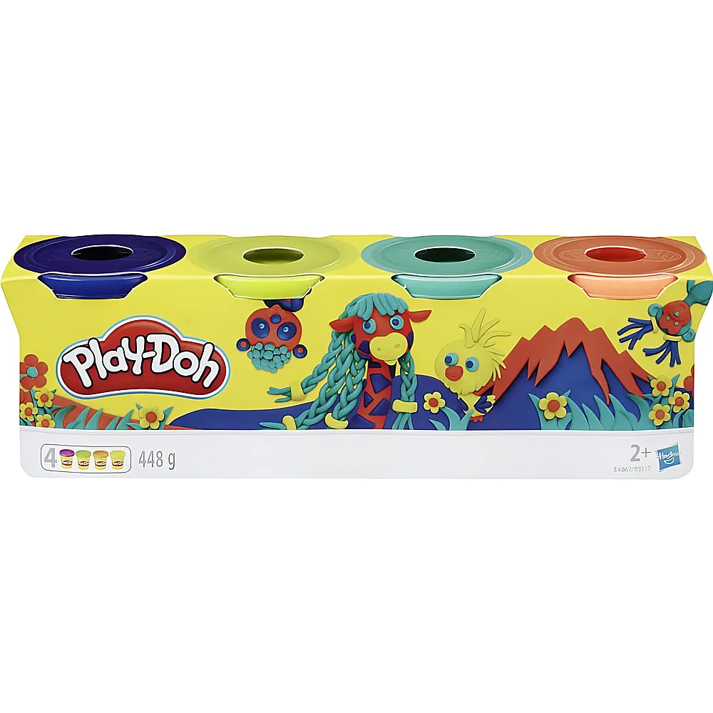 Play-Doh Classic Wild Pack 4Teile