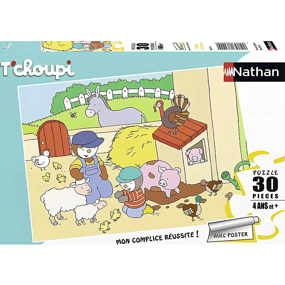 Nathan Puzzle Tchoupi - 30 Teile
