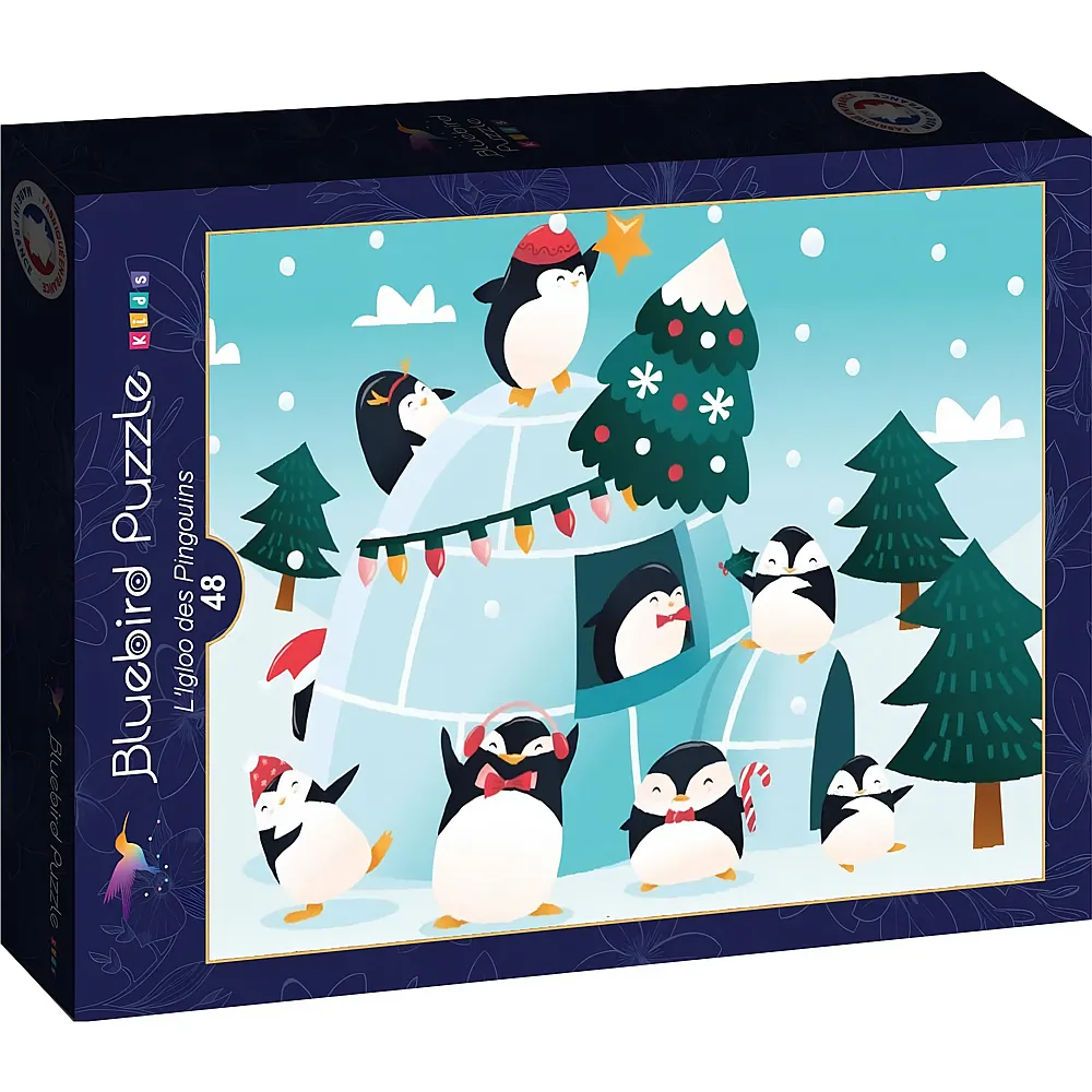 Bluebird Puzzle Das Pinguin-Iglu - 48 Teile