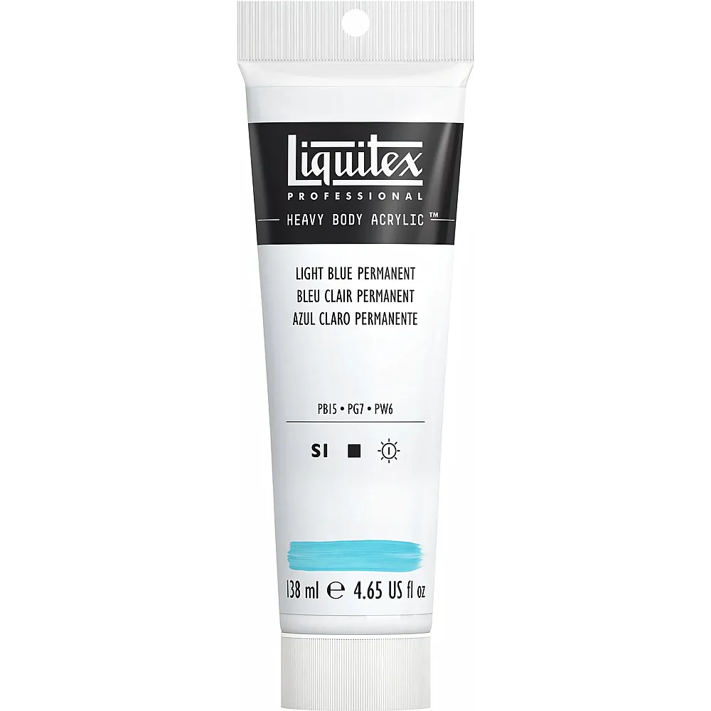 Liquitex Lqx Prof. Heavy Body Acrylfarbe 138ml Tube Hellblau Permanen - Suche