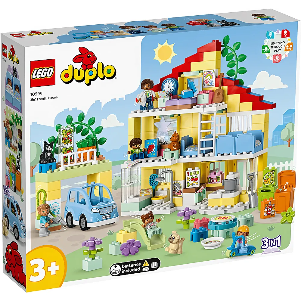 LEGO DUPLO Stadt 3-in-1-Familienhaus 10994