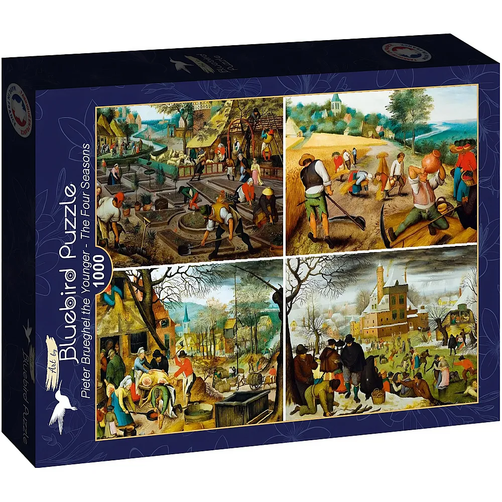 Bluebird Puzzle Pieter Bruegel The Four Seasons 1000Teile