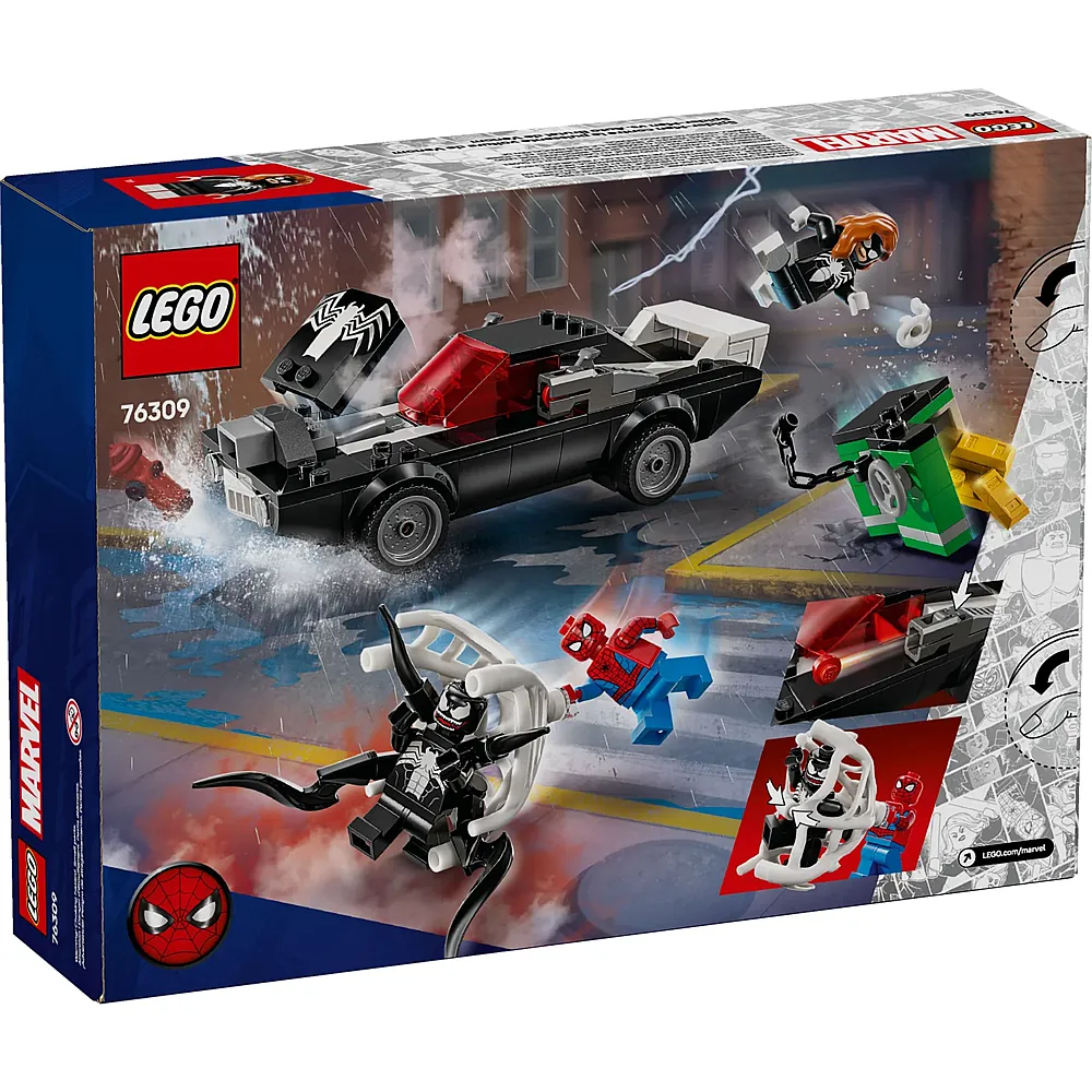 LEGO Marvel Super Heroes Spiderman Spider-Man vs. Venom Muscle-Car 76309