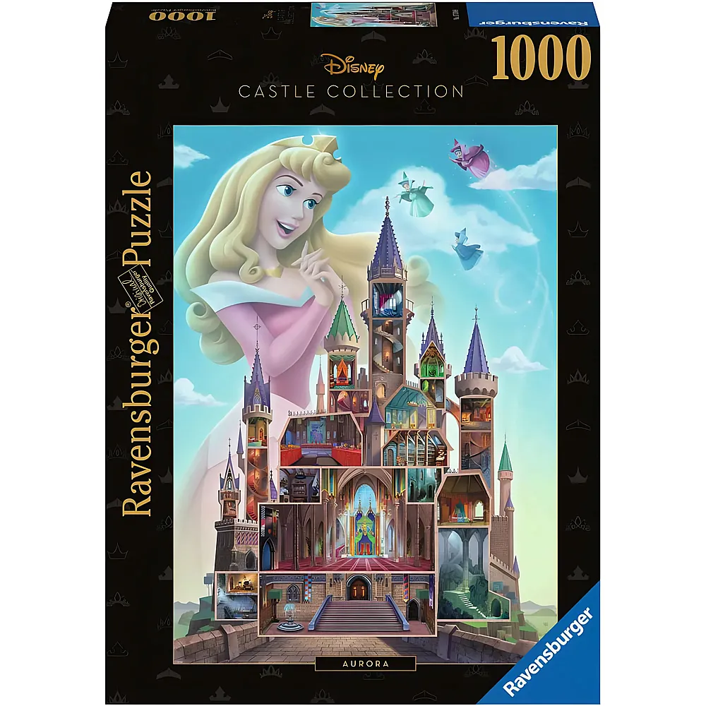 Ravensburger Puzzle Disney Princess Disney Castles Aurora - 1000 Teile