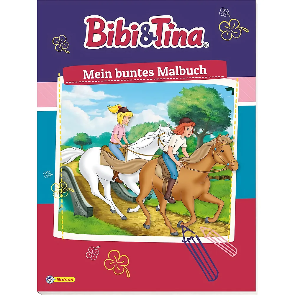 Nelson Bibi & Tina: Mein buntes Malbuch