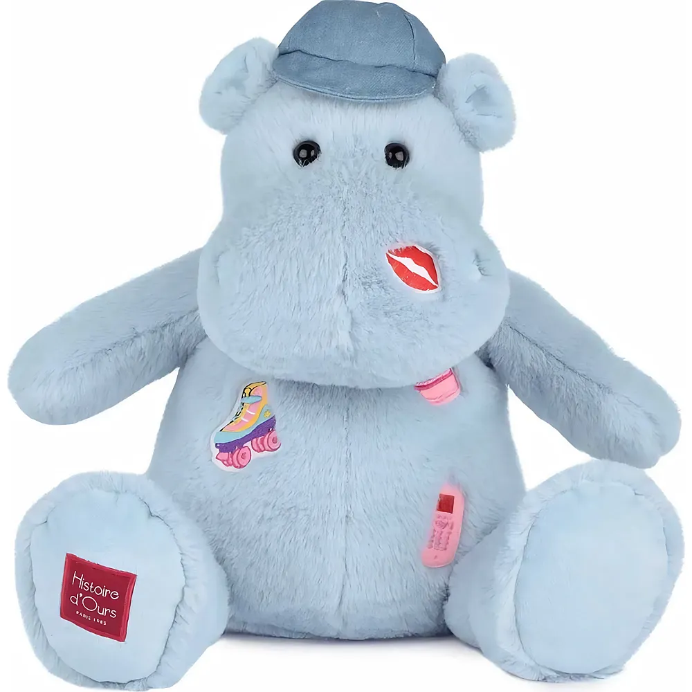 Doudou et Compagnie Hippo Hellblau - 38 cm