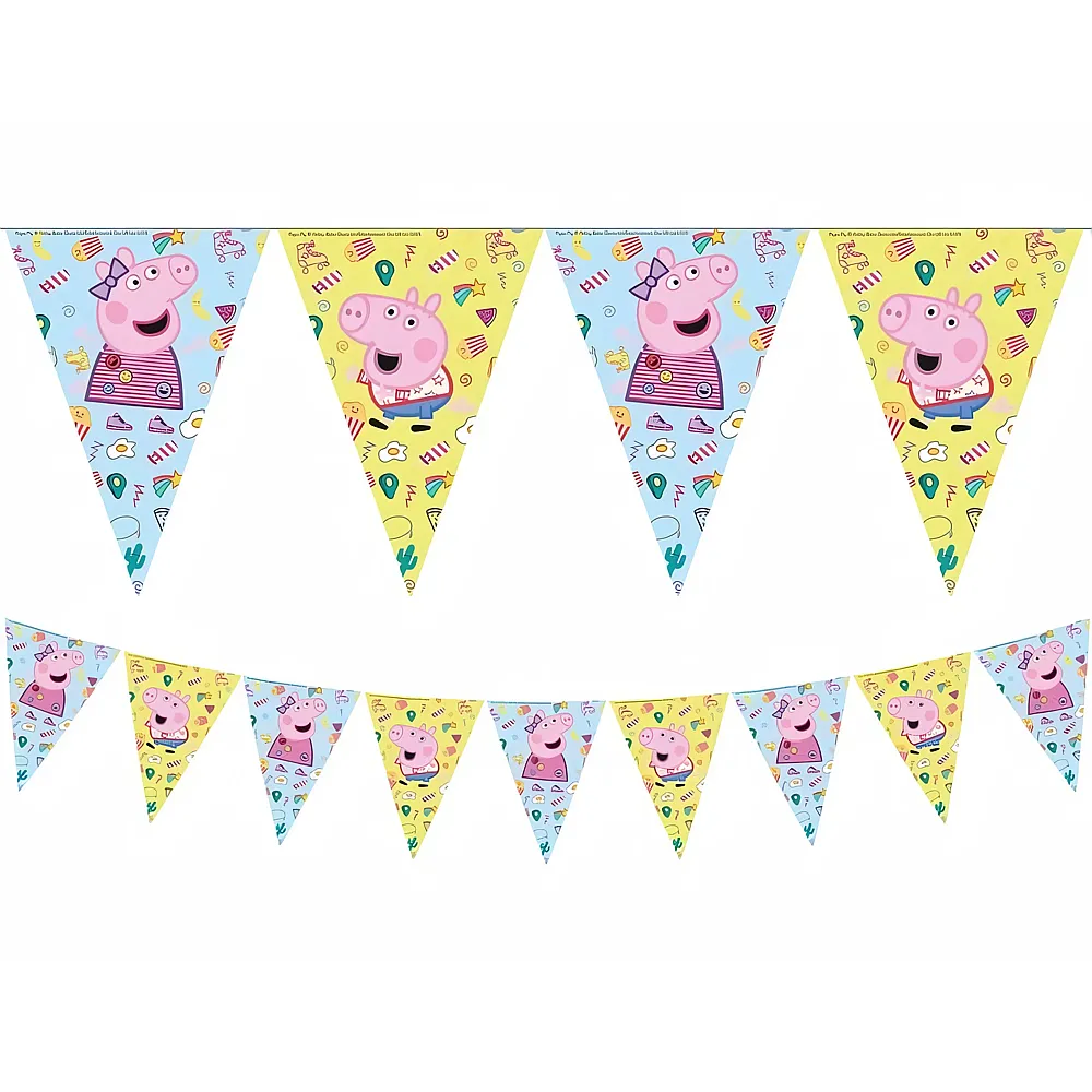 Procos Wimpelkette Peppa Pig - 230 cm