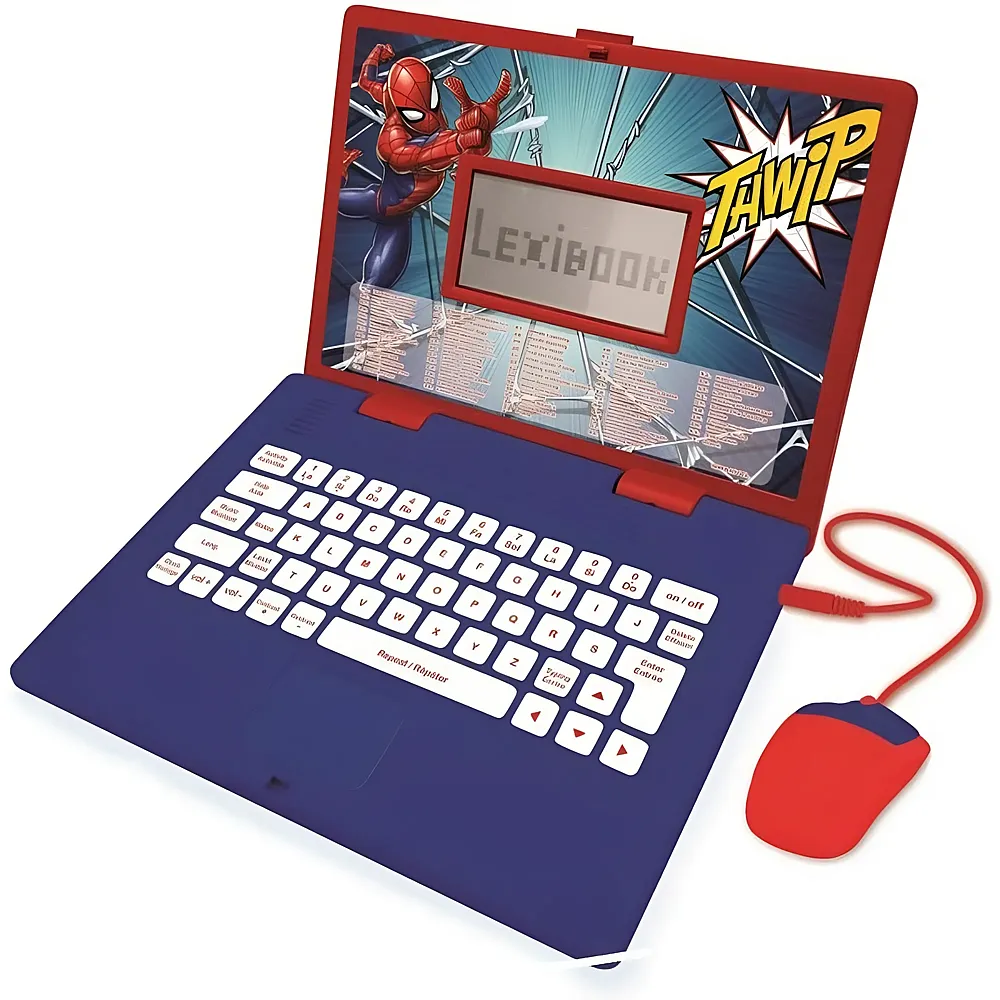 Lexibook Spiderman Bildungs-Laptop FR/EN