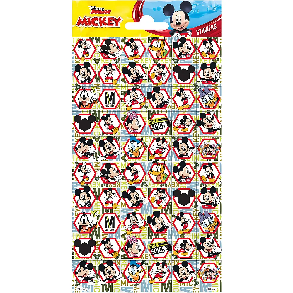 Totum Stickers Mickey Mouse Aufkleberbogen | Tattoos & Stickers
