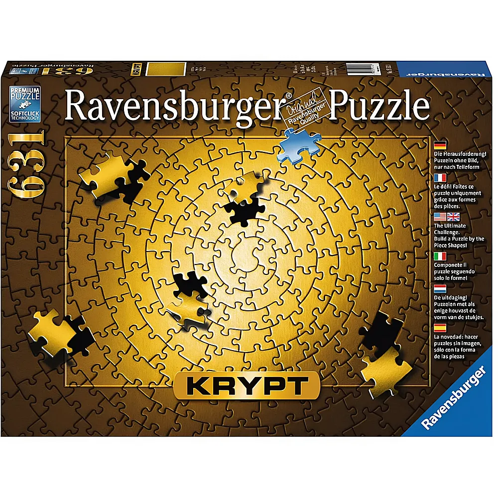 Ravensburger Puzzle Krypt Gold 631Teile