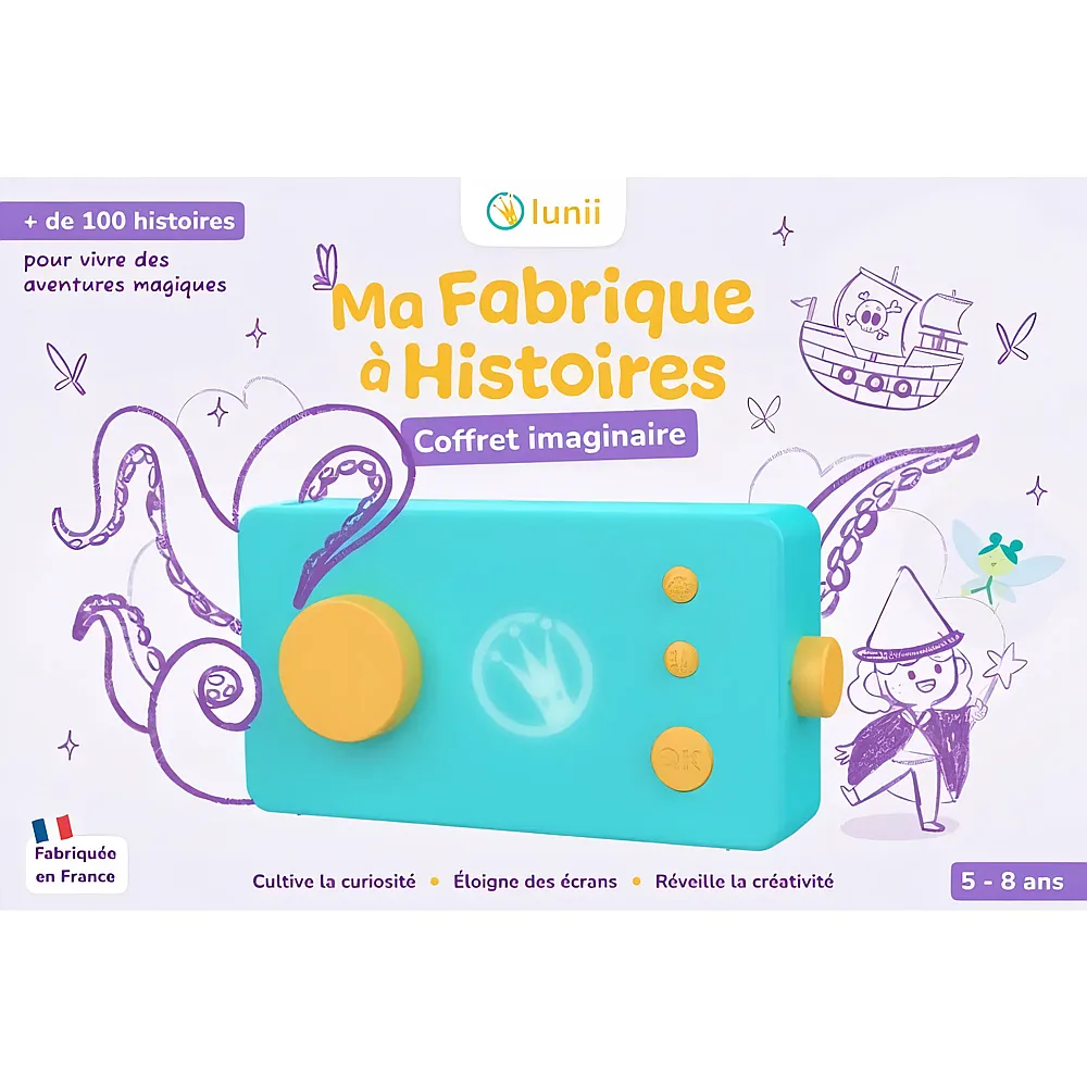Lunii MA Fabrique A Histoires - Coffret Creativite ET Imagin