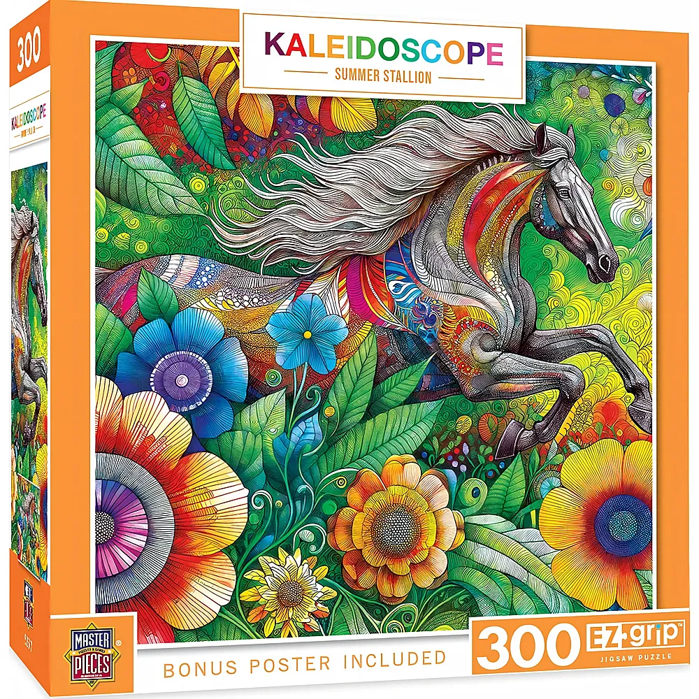 Master Pieces Puzzle Kaleidoscope Sommerhengst - 300 Teile