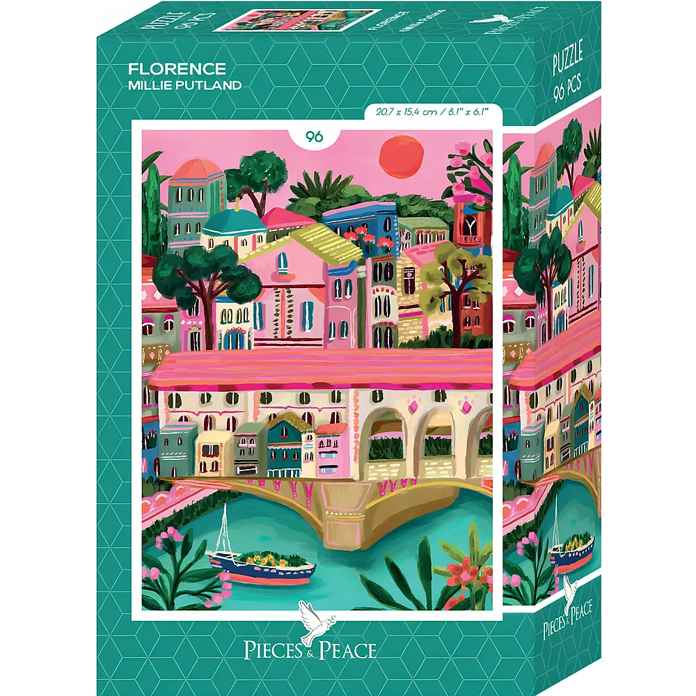 Pieces & Peace Puzzle Mini Florence 96Teile