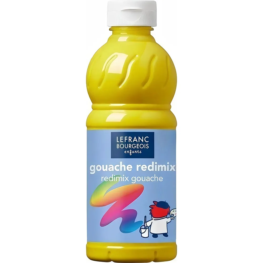 Lefranc Bourgeois Lfb Flssige Tempera Redimix 500ml Flasche - Zitronengelb - Suche