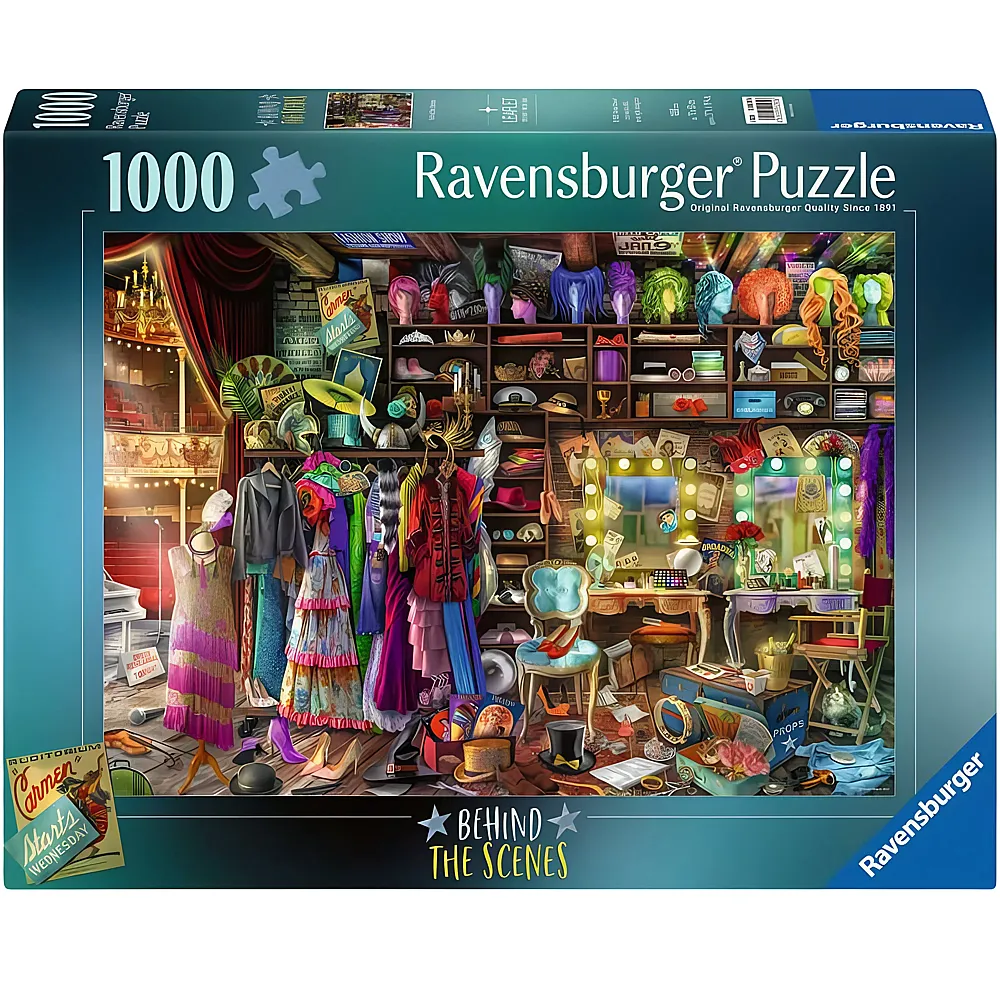 Ravensburger Puzzle Amiee Stewart Backstage - 1000 Teile