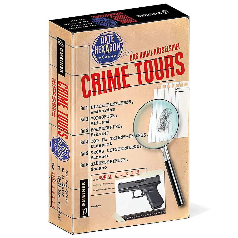 HUCH Spiele Crime Tours - Akte Hexagon