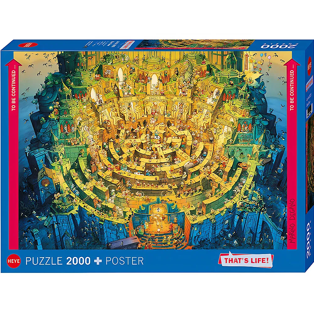 Heye Puzzle That's Life Deep Down - 2000 Teile