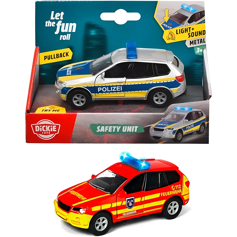 Dickie Safety Unit Sortiment mit Licht & Sound