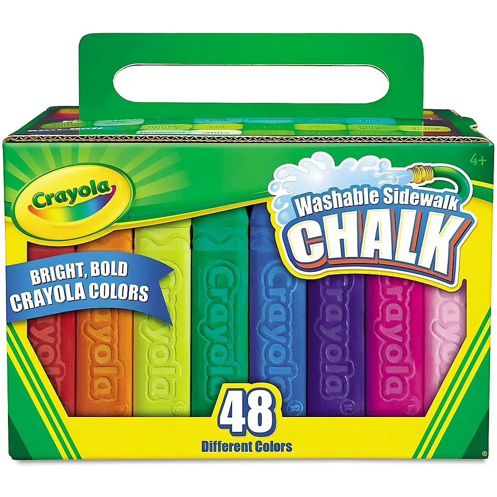 Crayola Farbenfrohe Strassenkreide - 48 Teile