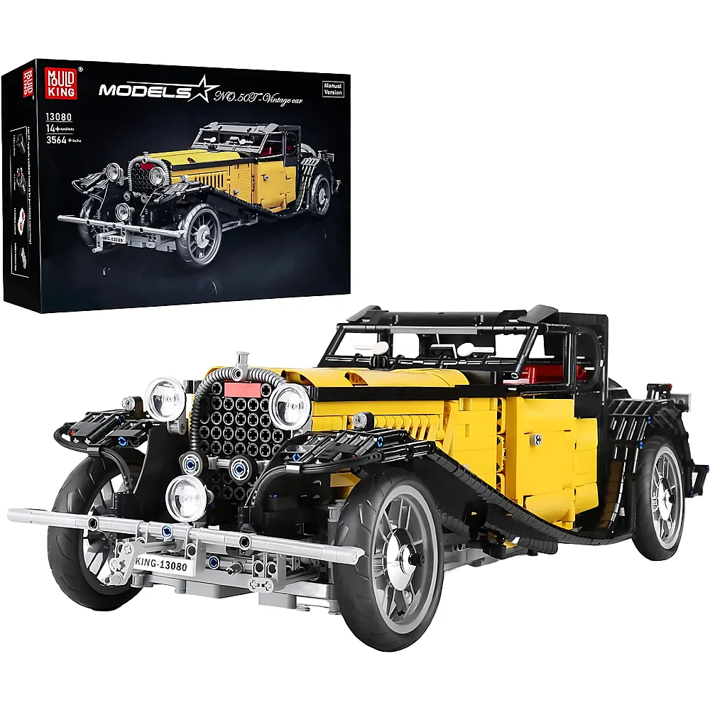 Mould King Models Oldtimer statische Version ohne Motor 13080
