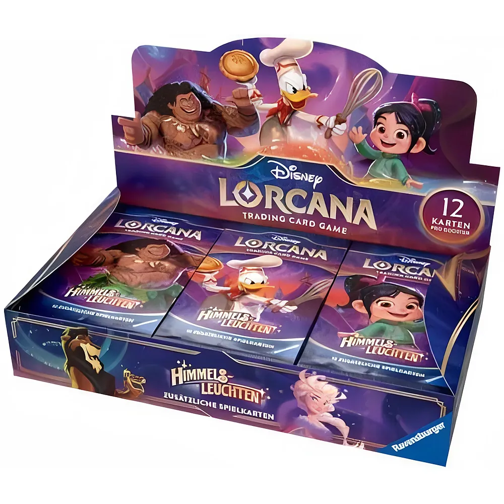 Ravensburger Disney Lorcana: Set 5 - Display mit 24 Booster Packs Deutsch - Trading Cards - Suche