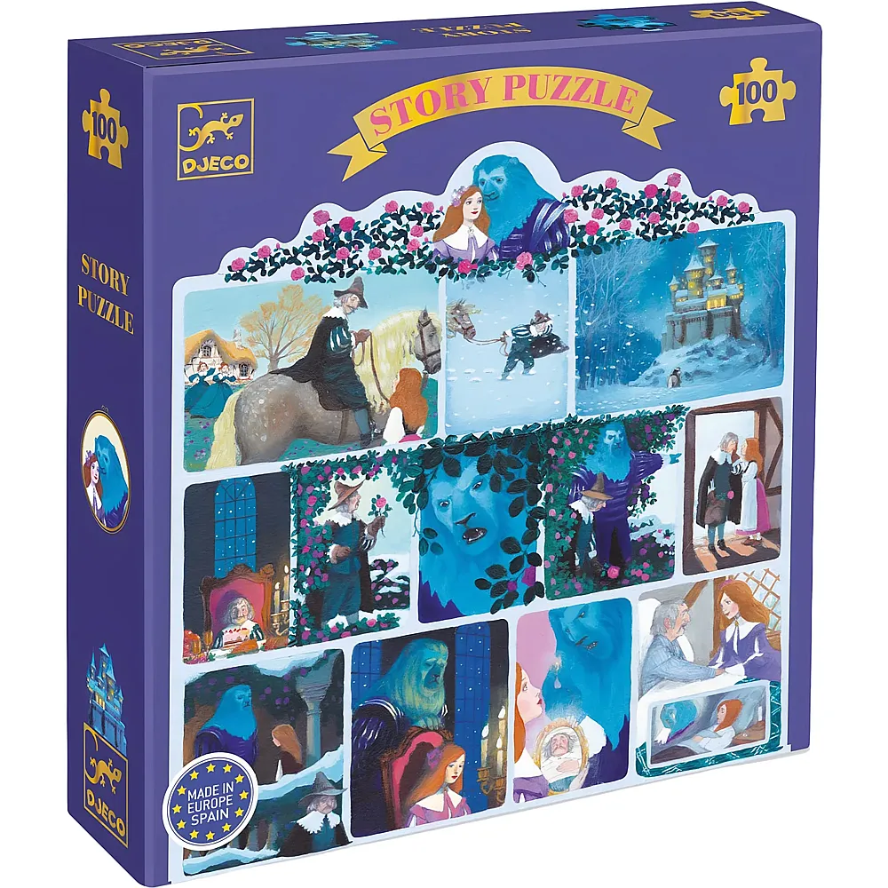 Djeco Puzzle Die Sch�ne und das Biest 100Teile