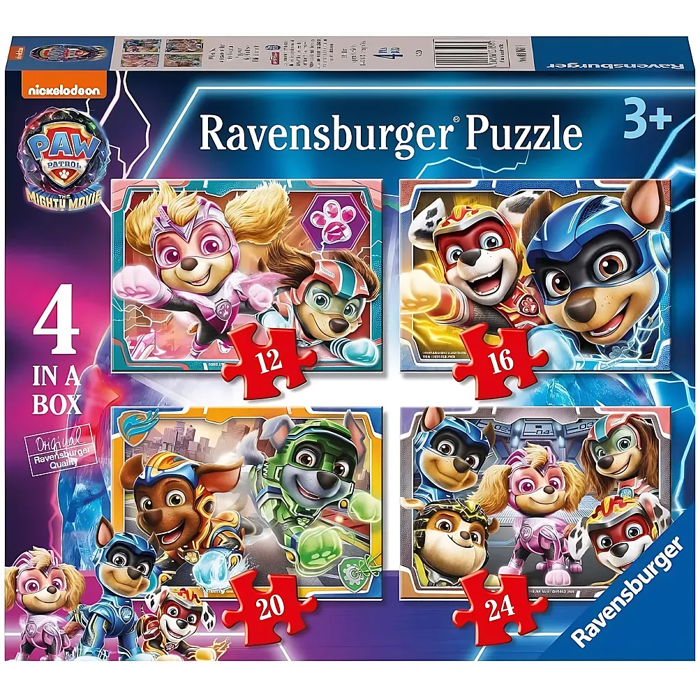 Ravensburger Puzzle Paw Patrol The Mighty Movie 12-24