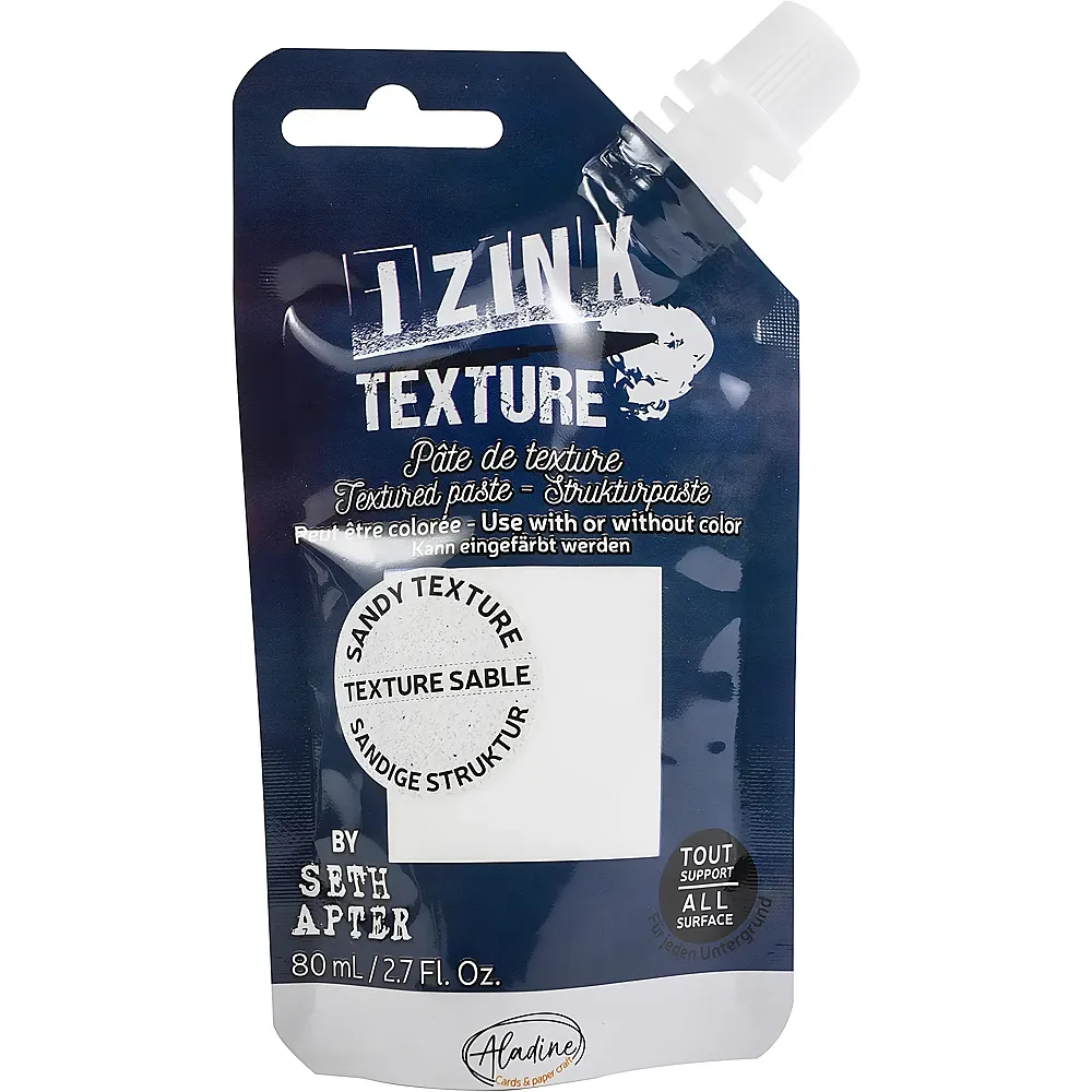 Aladine Izink Texturpaste Sand - 80 ml | Farbe & Kreide