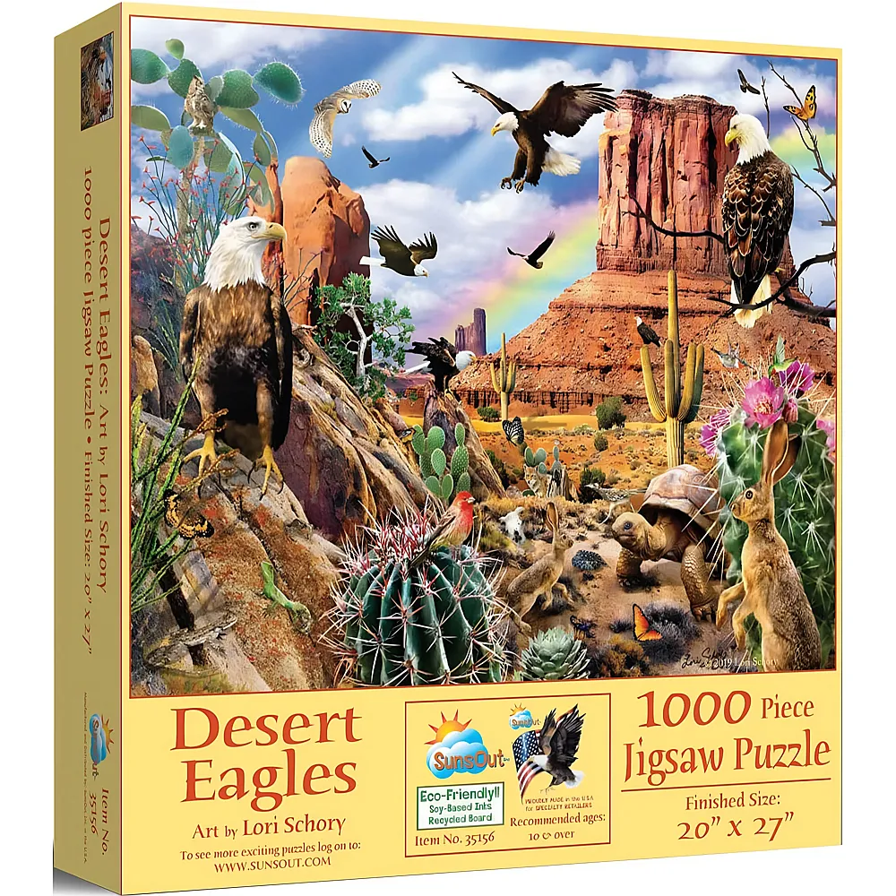SunsOut Puzzle Lori Schory Desert Eagles - 1000 Teile