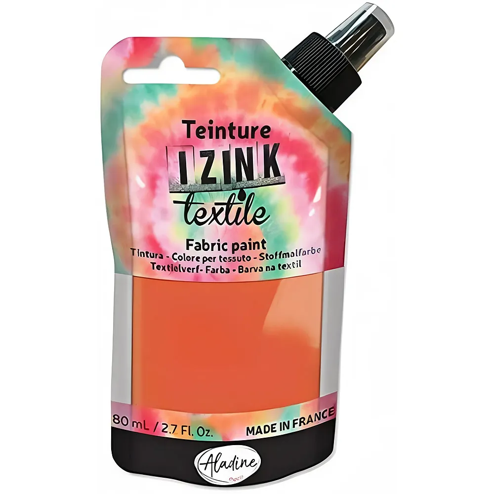 Aladine Izink Izink Textilfarbe Orange - 80 ml - Farbe & Kreide