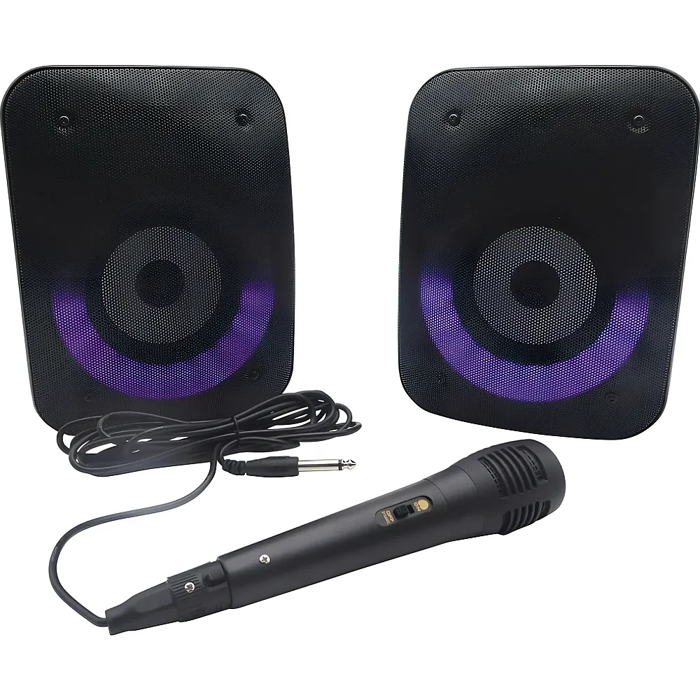 Lexibook iParty 2 Stereo-Bluetooth-Lautsprecher mit Mikrofon
