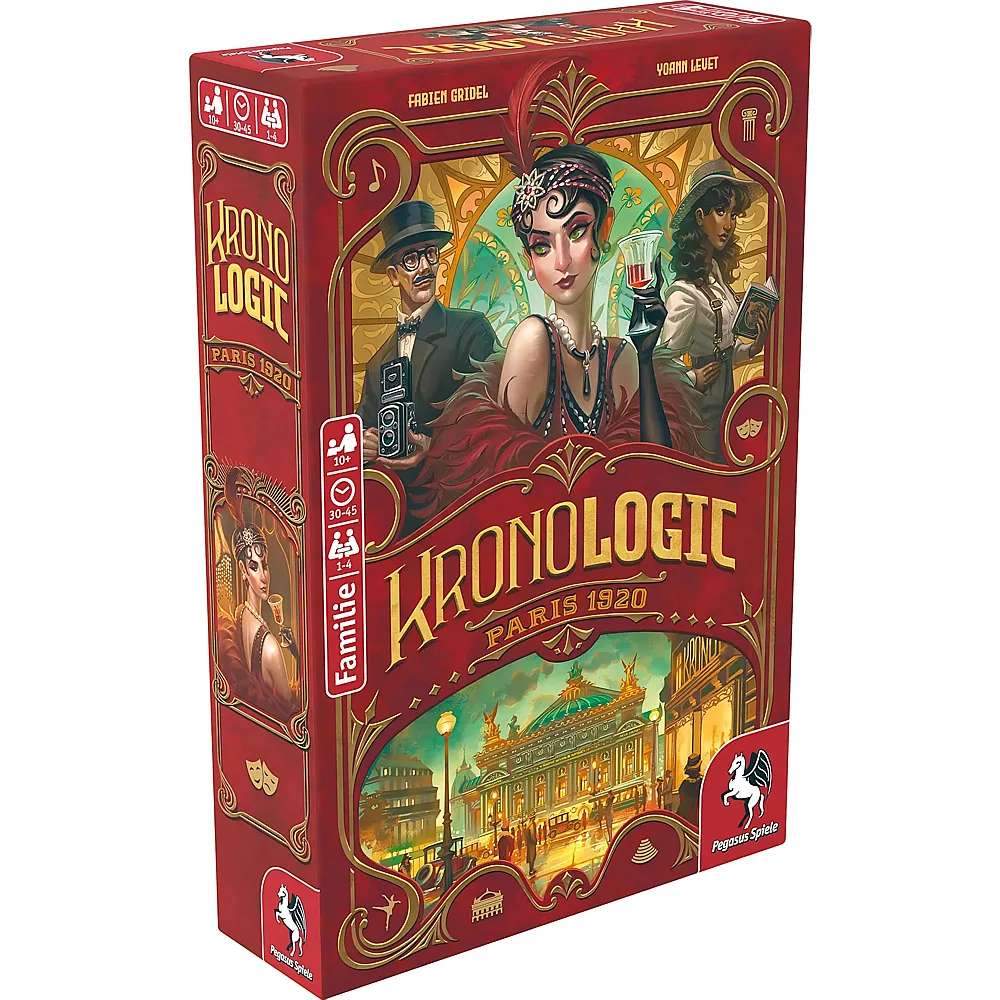 Pegasus Spiele Kronologic Paris 1920 - Kriminalf�lle in der Oper l�sen
