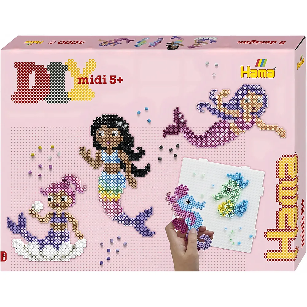 Hama Midi B�gelperlen Meerjungfrauen 4000Teile