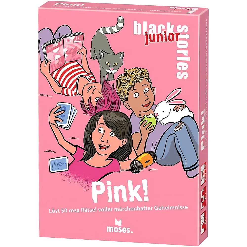 Moses Black Stories junior Pink  50 rosa R�tsel voller m�rchenhafter Geheimnisse