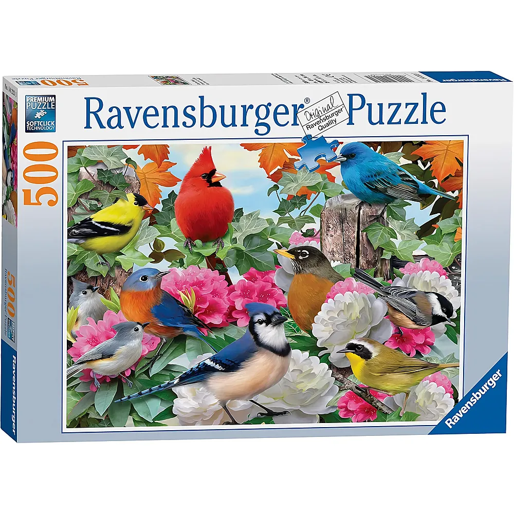 Ravensburger Puzzle Gartenv�gel - 500 Teile