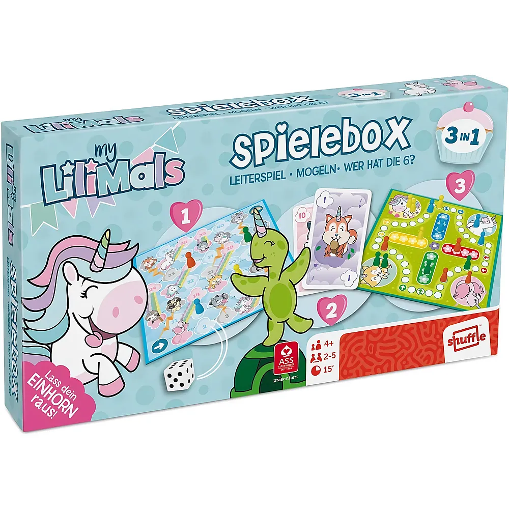 ASS Altenburger My Lilimals - Spielebox mit W�rfel- und Kartenspielen