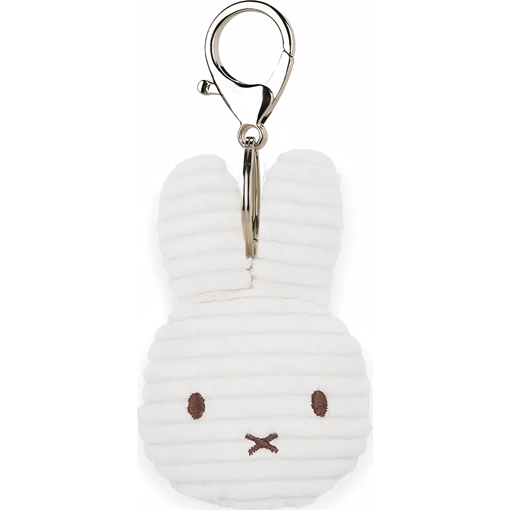 Bon Ton Toys Miffy ECO Kordsamt offwhite 10cm Schl�sselanh�nger Miffy flach