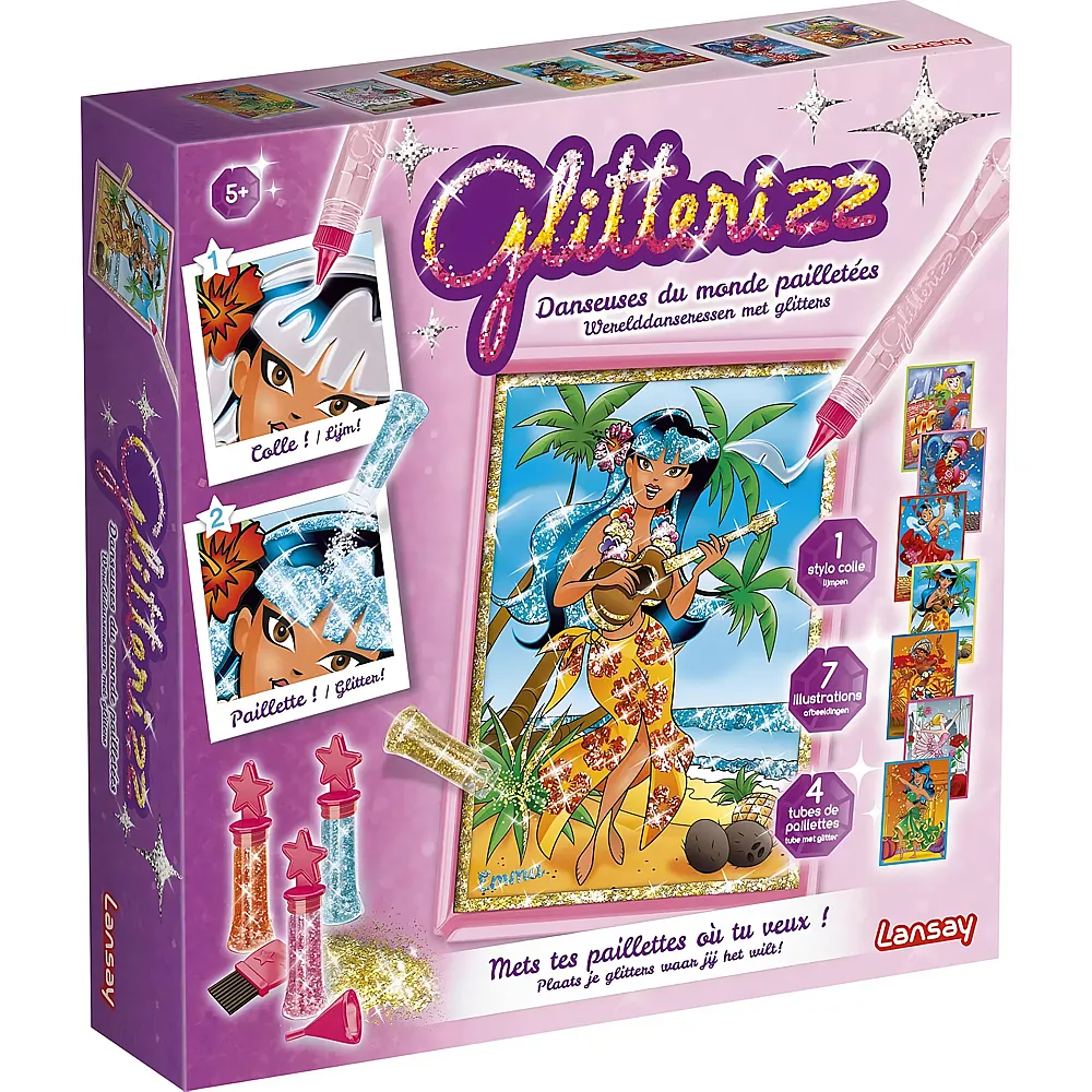 Lansay Glitterizz Danseuses DU Monde Pailletees FR