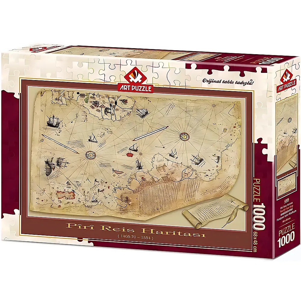 Art Puzzle The Piri Reis Map - 1000 Teile