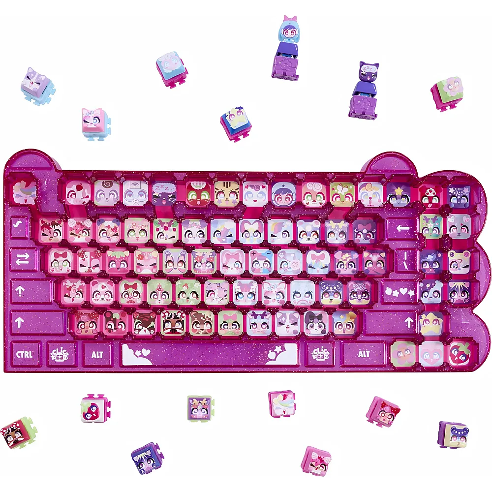 Goliath Clickeez Keyboard Mega Pack 15 Figuren, Tastatur nicht