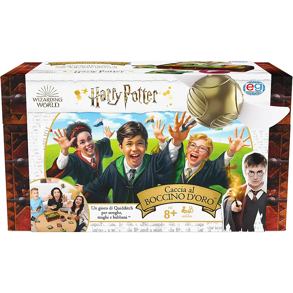 Spin Master Games Harry Potter Golden Snitch Hunt Quidditch Game for Witches, Wizards and Muggles - Italiano