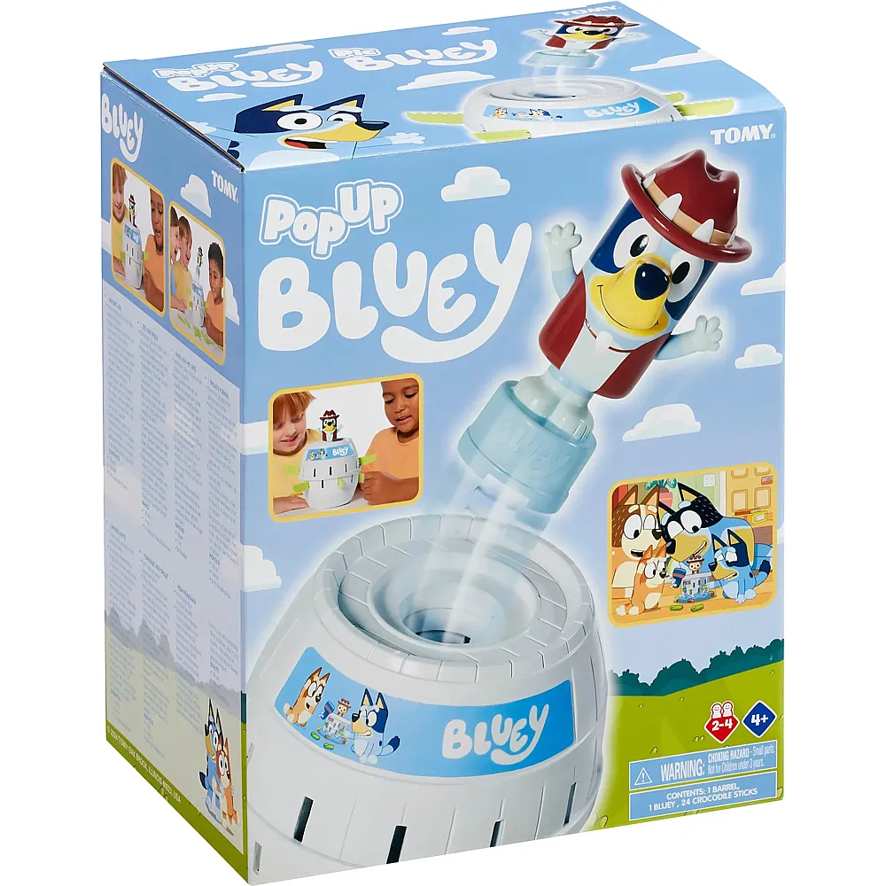 Tomy Spiele Pop up Bluey - Mehrsprachig