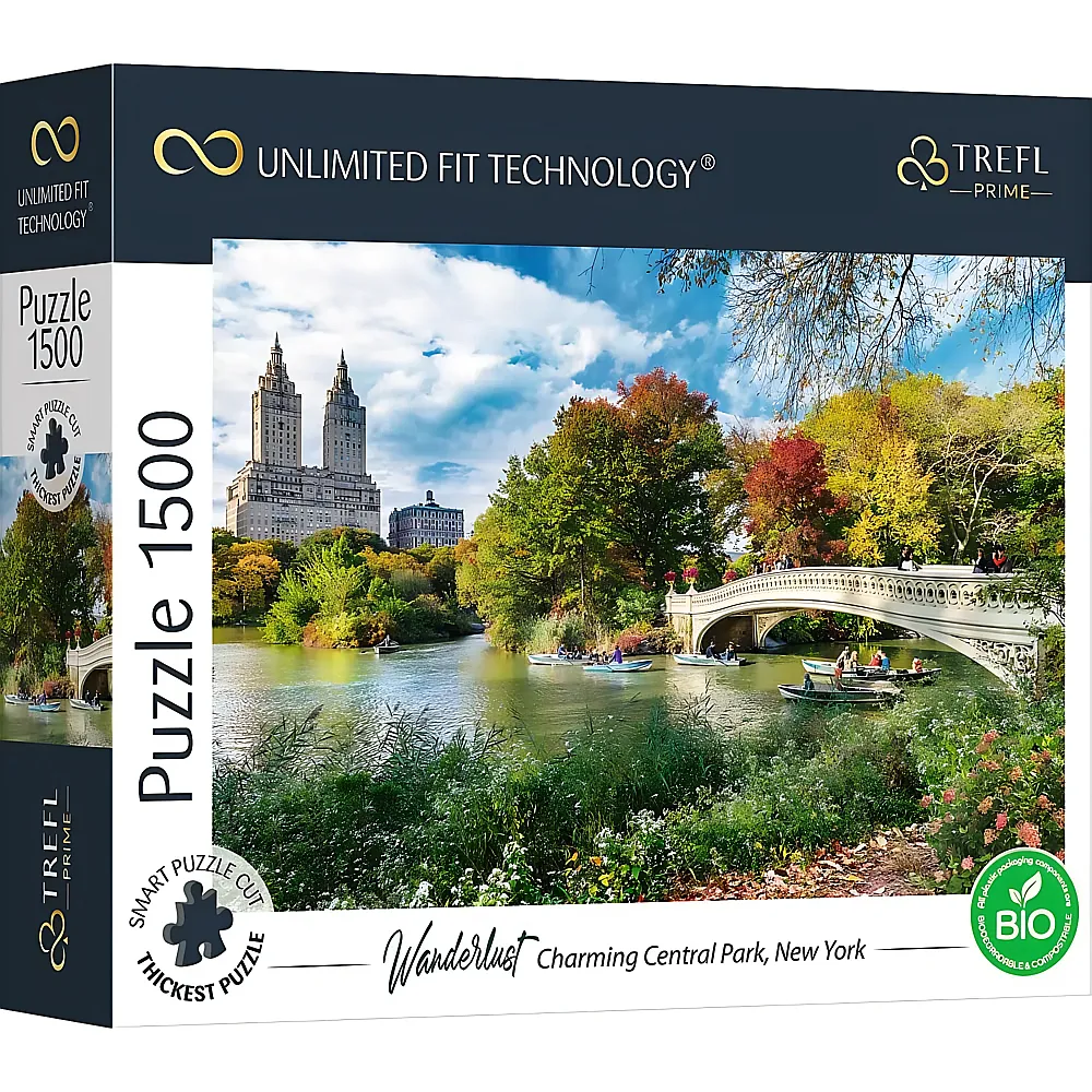 Trefl Puzzle Wanderlust Calming Central Park, New York - 1500 Teile