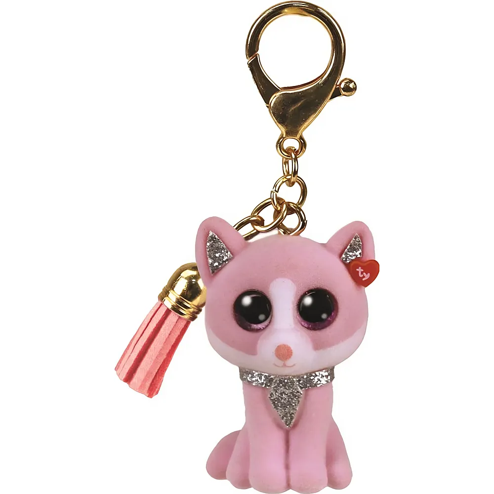 meinspielzeug - Ty Beanie Clips Schl�sselanh�nger Fiona die Katze - 10 cm | Accessoires