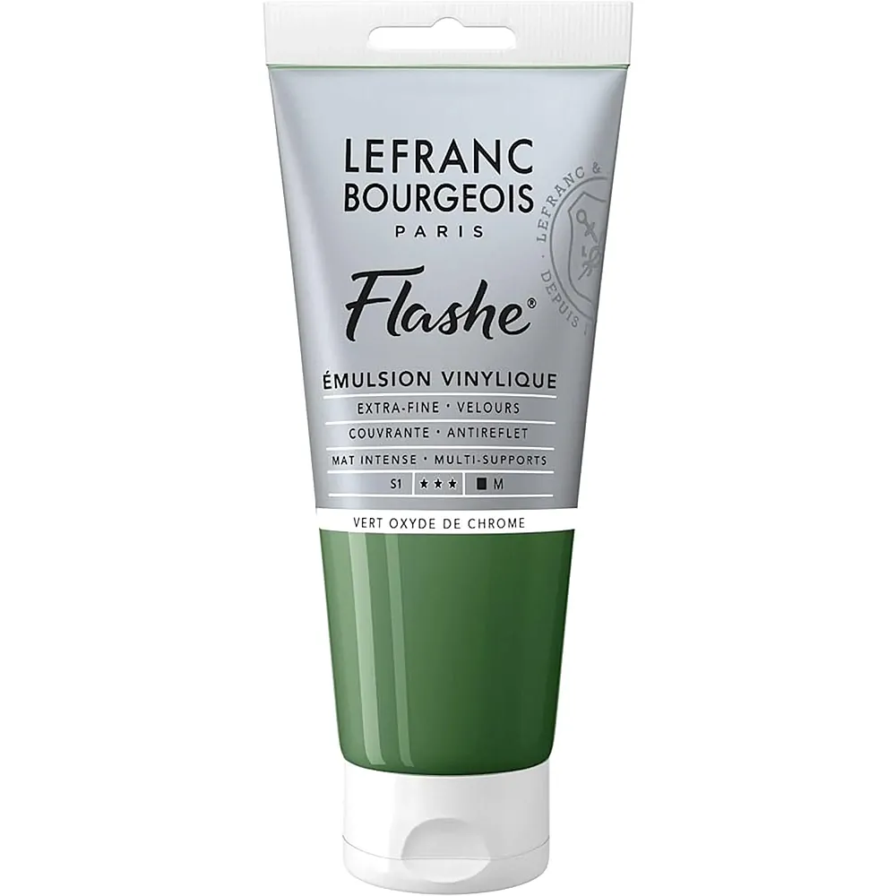 Lefranc Bourgeois Lfb Flashe Acryl 80ml Tube Chromoxydgrn - Suche