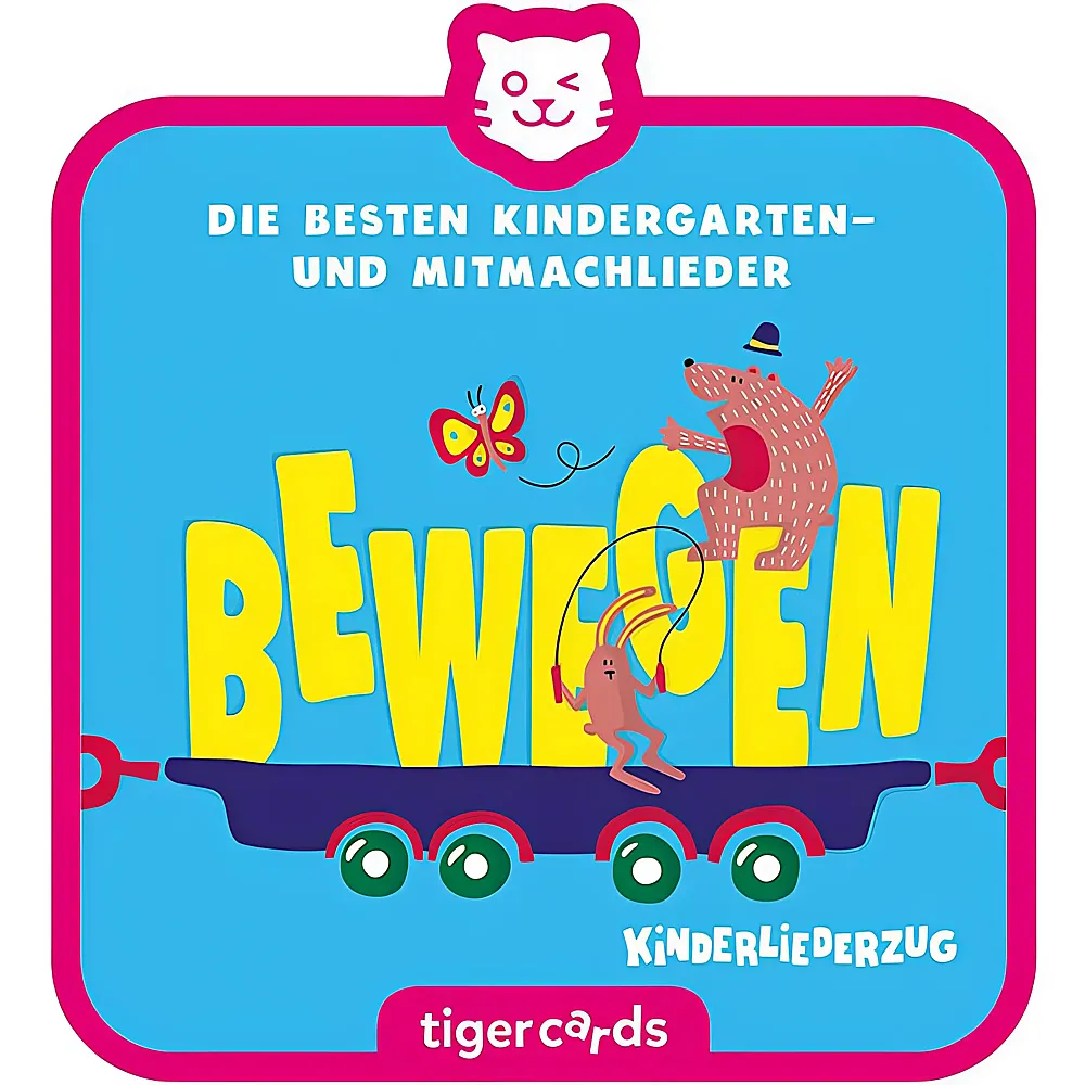 Tigermedia tigercard Kinderliederzug 2 Kindergartenlieder  Bewegen DE | Hrbcher & Hrspiele