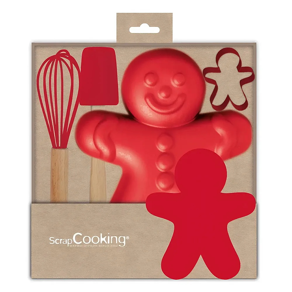 ScrapCooking Kinder-Backset, Gingerman - 4 Teile